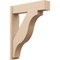 Ekena Millwork 8-in W x 34-in D x 42-in H Funston Block Rough Cedar Woodgrain TimberThane Outlooker, Primed Tan OUTUR080X34X42FST44RCPR - alternate 1